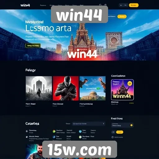 Atualizações recentes no design do site Win44